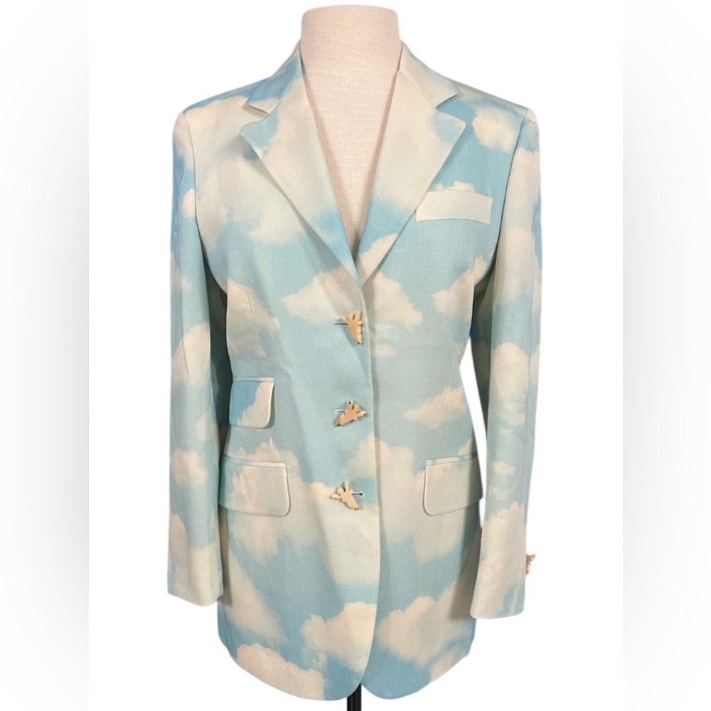 1990’s Moschino Cheap & Chic Cloud Sky Printed Blazer